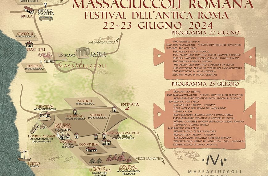 Massaciuccoli romana, 22/23 giugno 2024