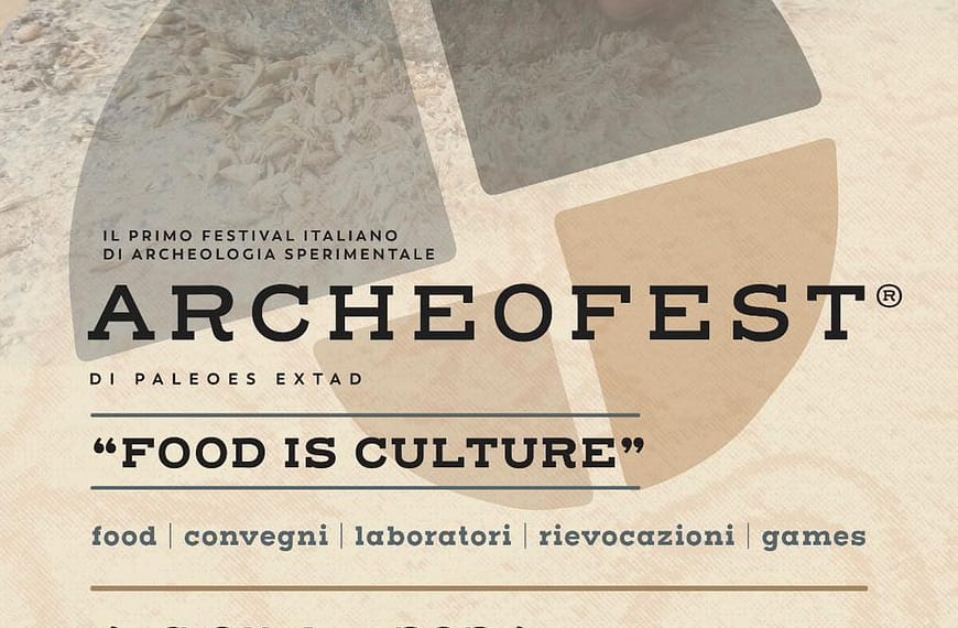 Archeofest, 4-6 ottobre 2024